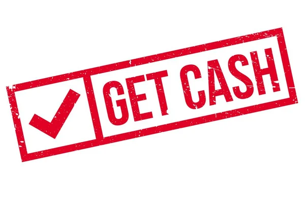 Get Cash rubber stamp — Stock Photo, Image