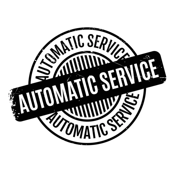 Automatikus szolgáltatás gumibélyegző — Stock Fotó