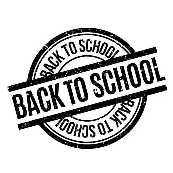 Back To School rubber stamp — Stock Photo, Image