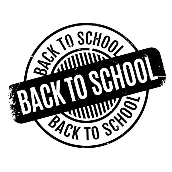 Back To School rubber stamp — Stock Photo, Image