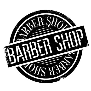 berber dükkanı damgası