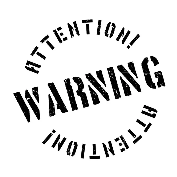 Selo de borracha de advertência —  Vetores de Stock