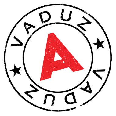 Vaduz damga kauçuk grunge