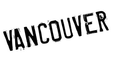 Vancouver damga kauçuk grunge