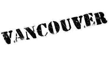 Vancouver damga kauçuk grunge