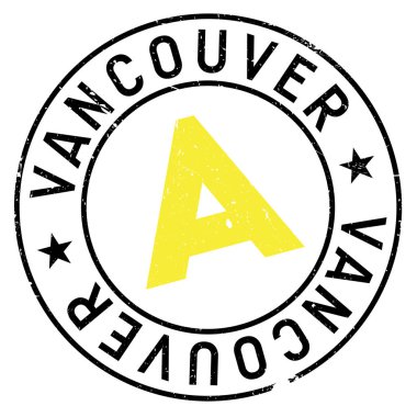 Vancouver damga kauçuk grunge