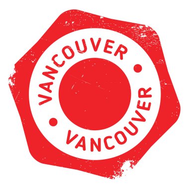 Vancouver damga kauçuk grunge