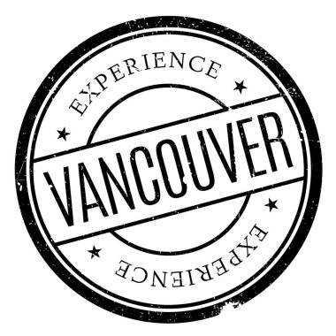 Vancouver damga kauçuk grunge