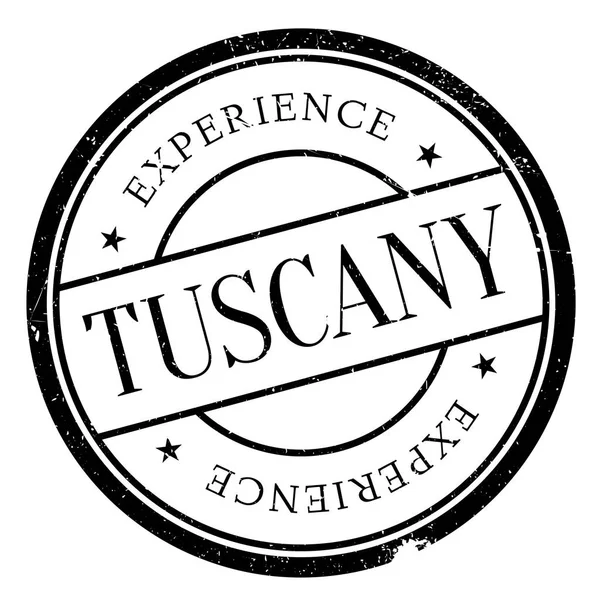 Grunge de goma sello Toscana — Vector de stock