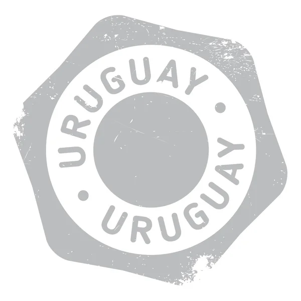 Uruguay sello goma grunge — Vector de stock