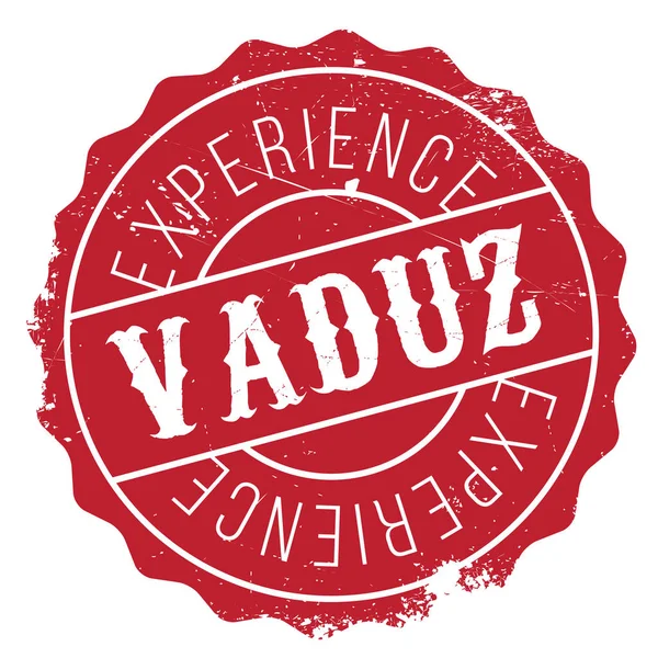 Grunge de goma de sello Vaduz — Vector de stock