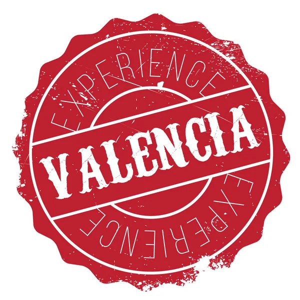 Valencia stempel rubber grunge — Stockvector