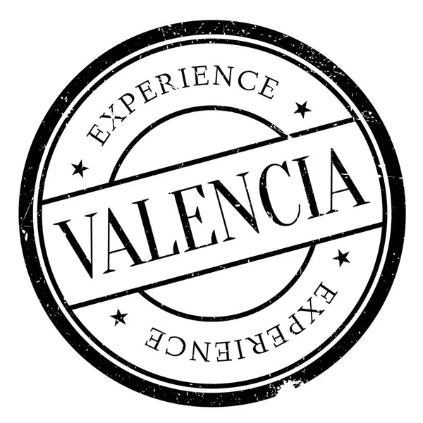 Valencia stempel rubber grunge — Stockvector