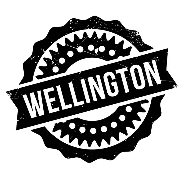 Wellington Stempel Kautschuk grunge — Stockvektor