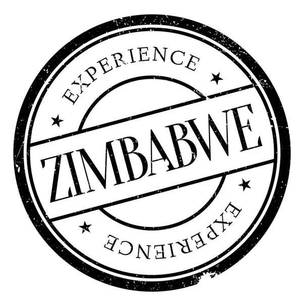 Ζιμπάμπουε σφραγίδα καουτσούκ grunge — Διανυσματικό Αρχείο