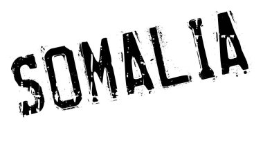 Somali damga kauçuk grunge