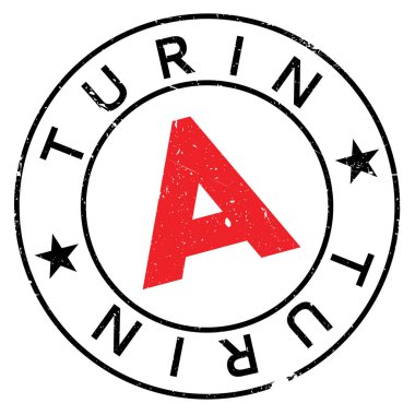 Turin damga kauçuk grunge