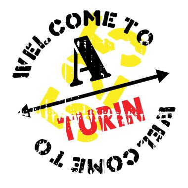 Turin damga kauçuk grunge