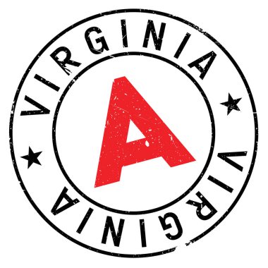 Virginia damga kauçuk grunge