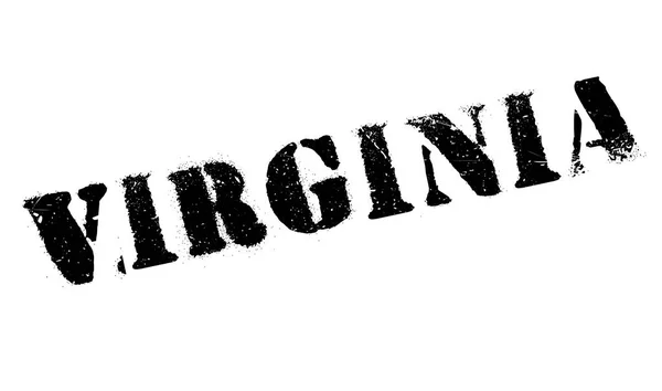 Timbre de Virginie caoutchouc grunge — Image vectorielle