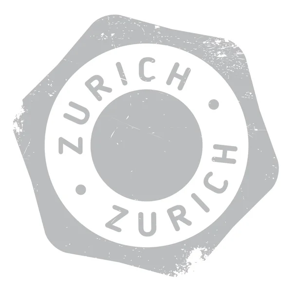 Zurich stämpel gummi grunge — Stock vektor