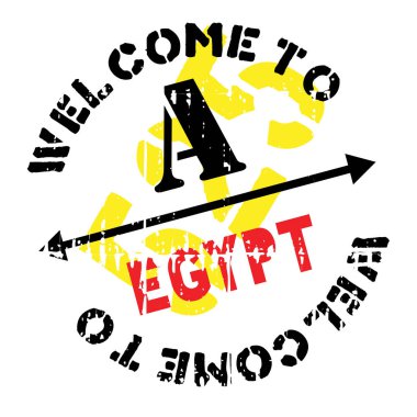 Mısır damga kauçuk grunge