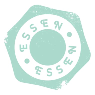 Essen damga kauçuk grunge