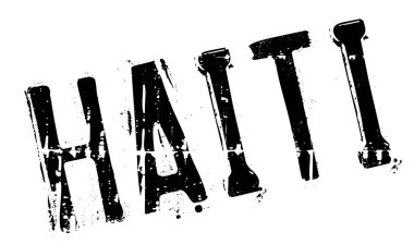 Haiti damga kauçuk grunge