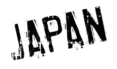 Japonya damga kauçuk grunge