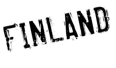 Finlandiya damga kauçuk grunge