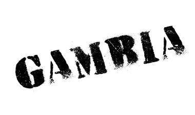 Gambiya damga kauçuk grunge