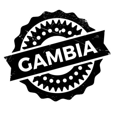Gambiya damga kauçuk grunge