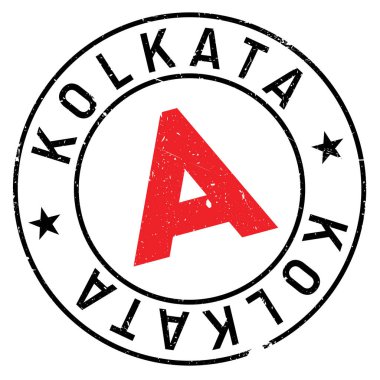Kolkata damga kauçuk grunge