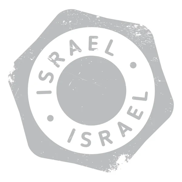 Israel selo grunge de borracha — Vetor de Stock