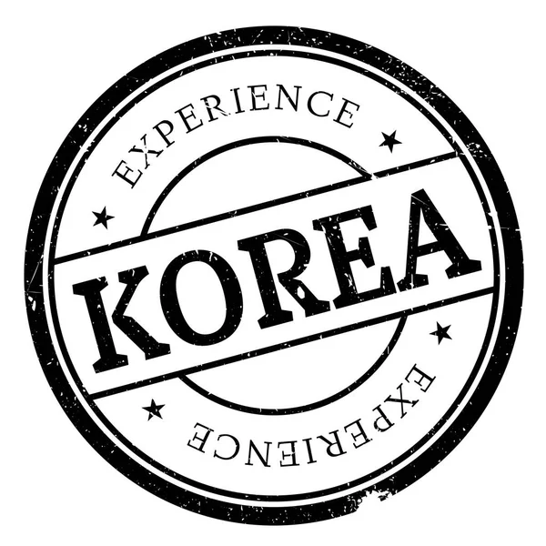 Corea sello goma grunge — Archivo Imágenes Vectoriales