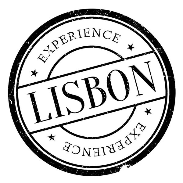 Lissabon stempel rubber grunge — Stockvector