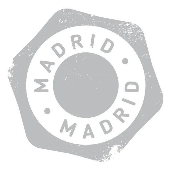 Madrid stempel rubber grunge — Stockvector