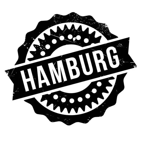 Hamburg stämpel gummi grunge — Stock vektor