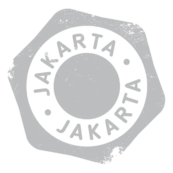 Jakarta stämpel gummi grunge — Stock vektor