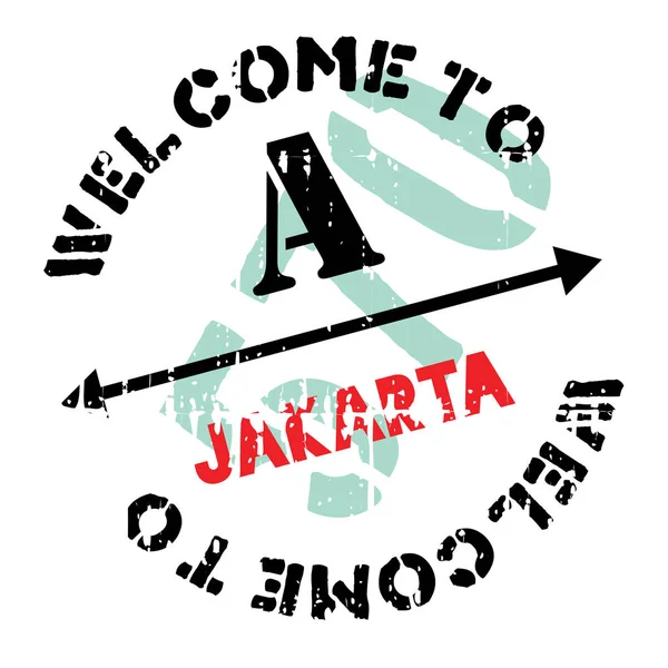 Jakarta stämpel gummi grunge — Stock vektor