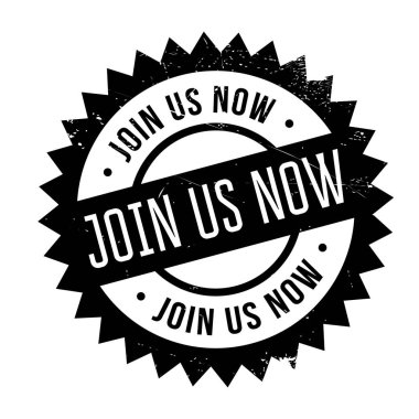 Bize katılın şimdi damga