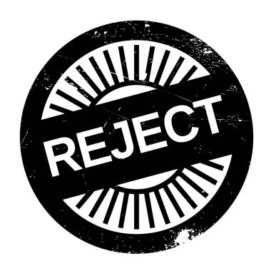 Damga kauçuk grunge reddetmek