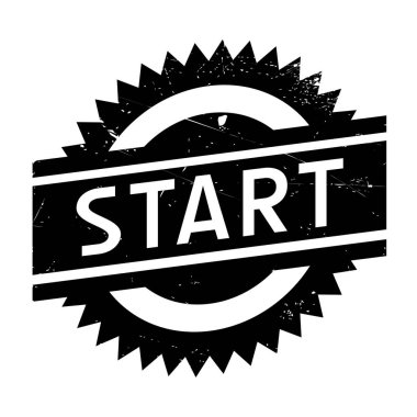 Başlangıç damga kauçuk grunge