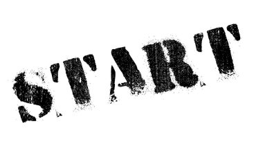 Başlangıç damga kauçuk grunge