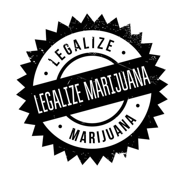 Legalize marijuana stamp