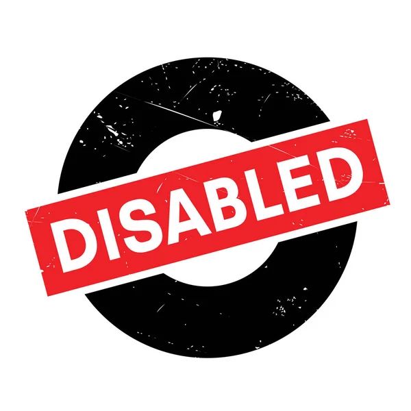 Sello de goma para discapacitados — Archivo Imágenes Vectoriales