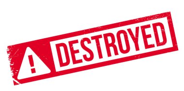 Yok edilen lastik damgası