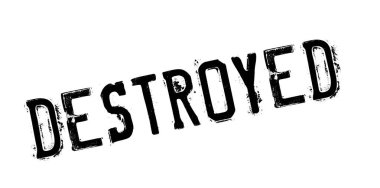 Yok edilen lastik damgası