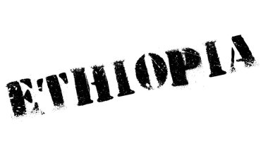 Etiyopya damga kauçuk grunge