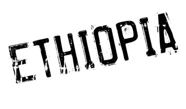 Etiyopya damga kauçuk grunge